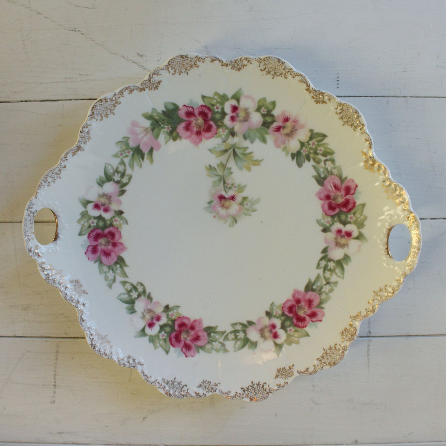 Vintage Floral Serving Tray