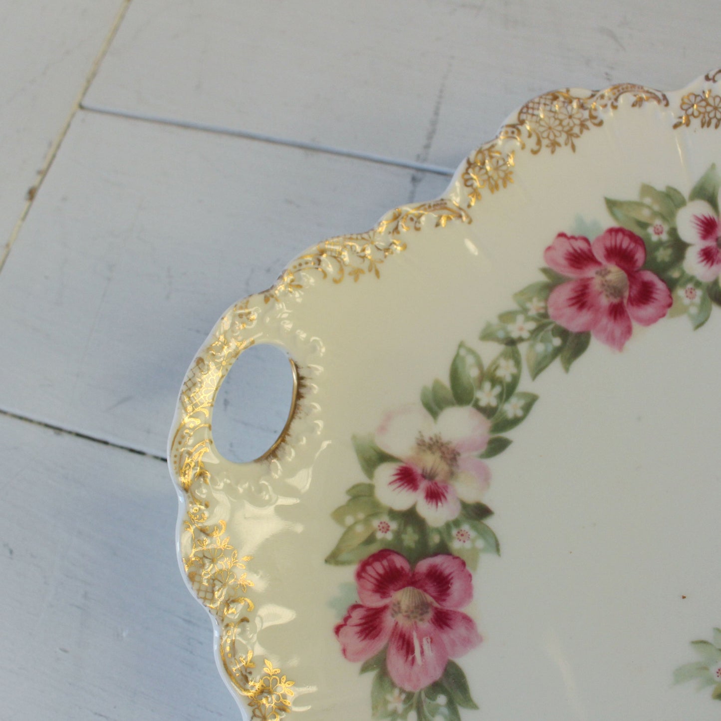 Vintage Floral Serving Tray