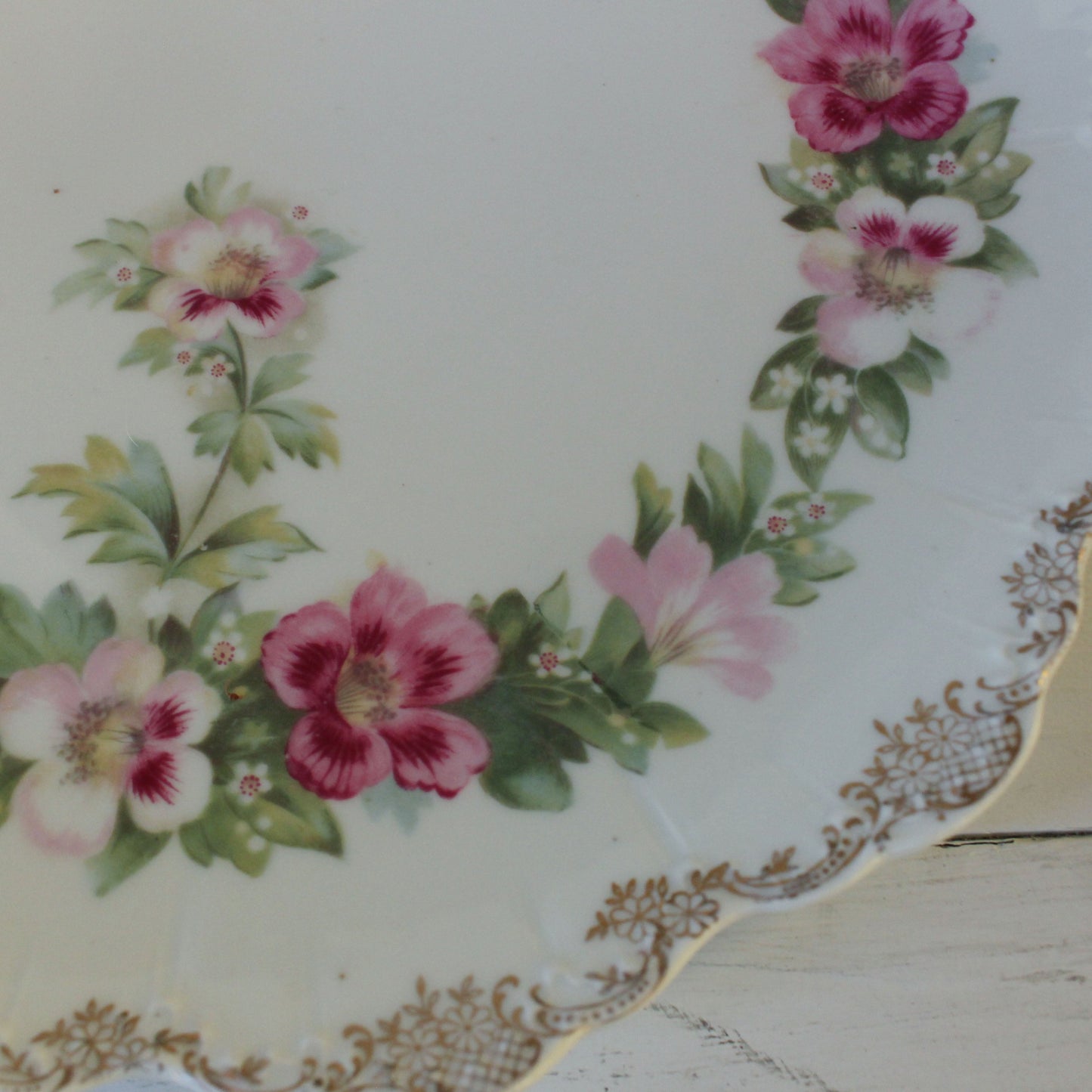 Vintage Floral Serving Tray