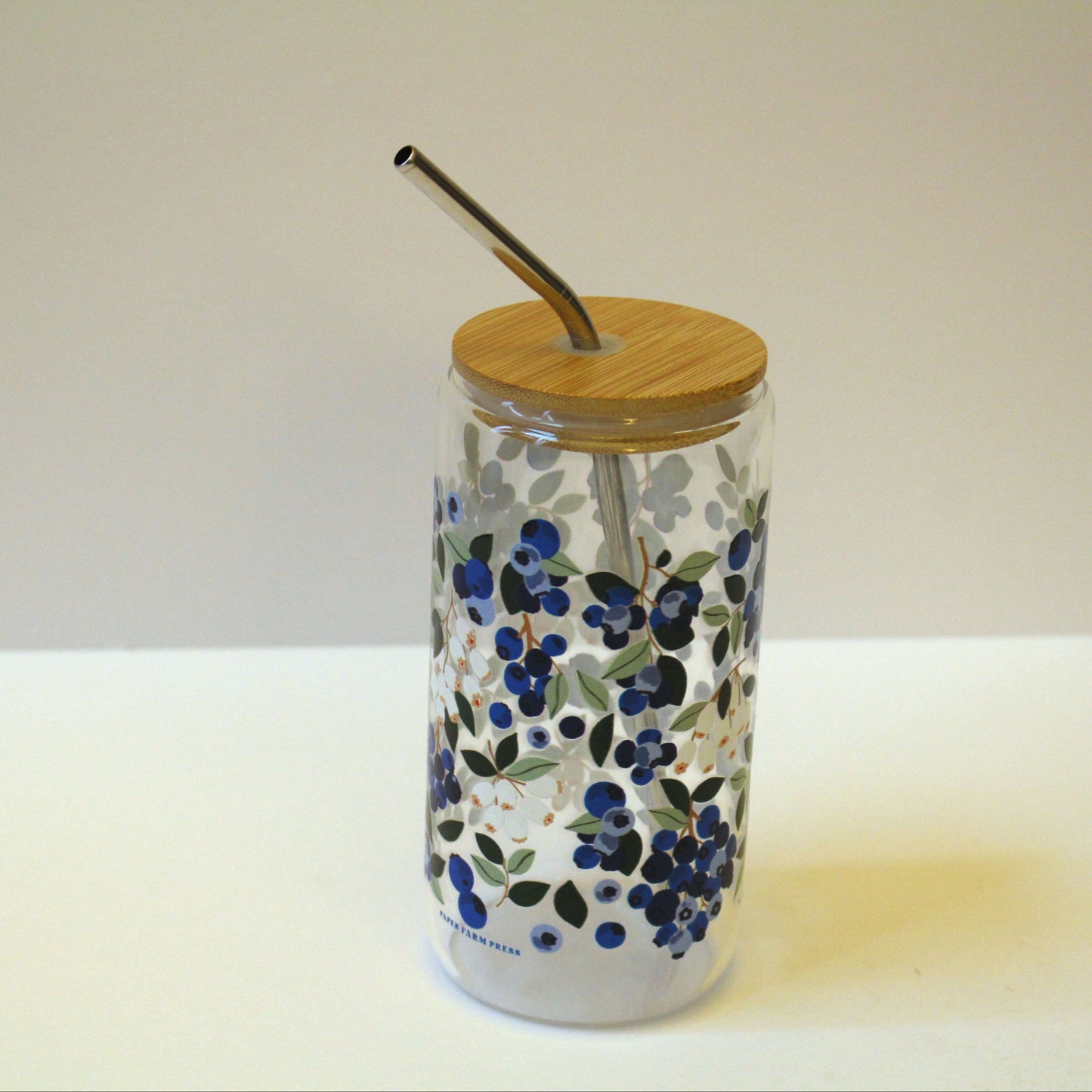 Blueberry Field Glass Can