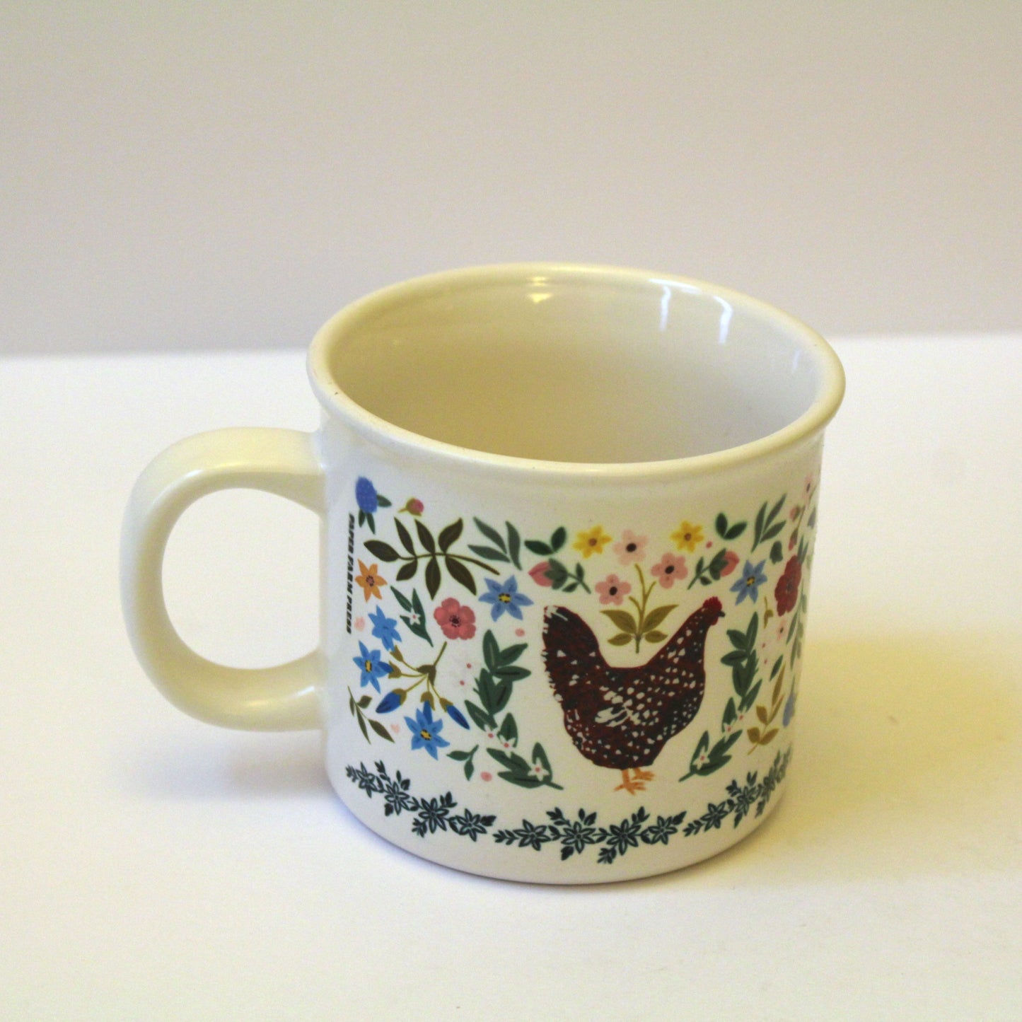 Chicken Folk Floral Mug