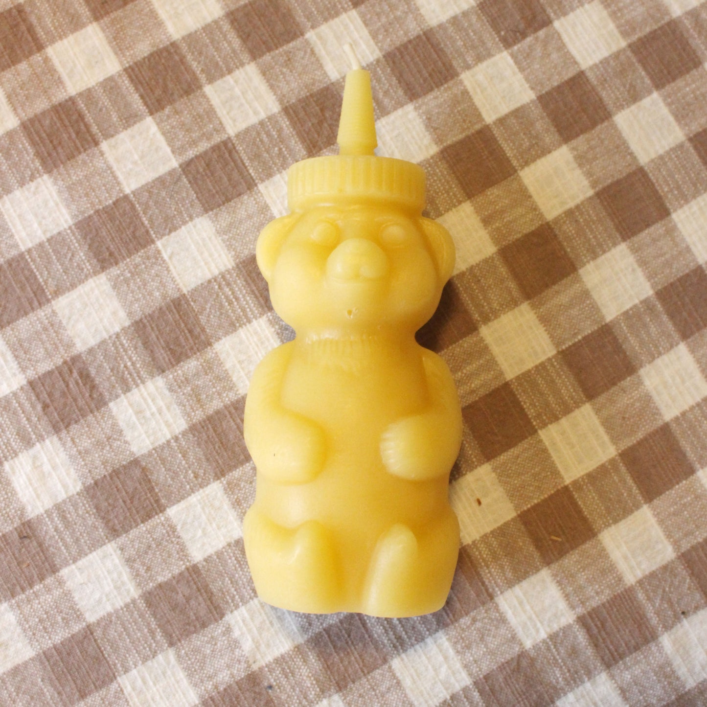 Beeswax Honey Bear Candle