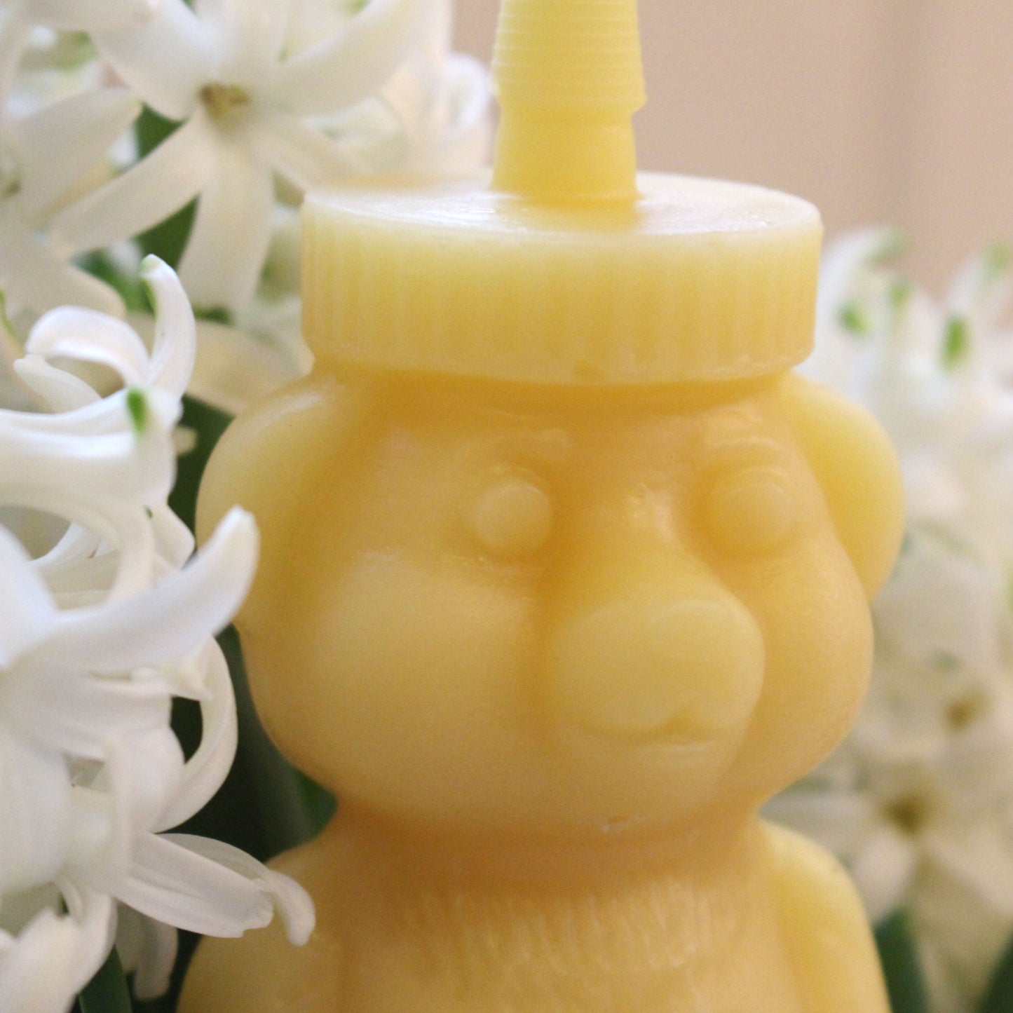 Beeswax Honey Bear Candle