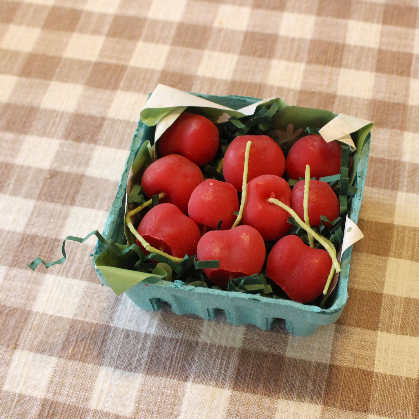 Beeswax Cherry Birthday Candles
