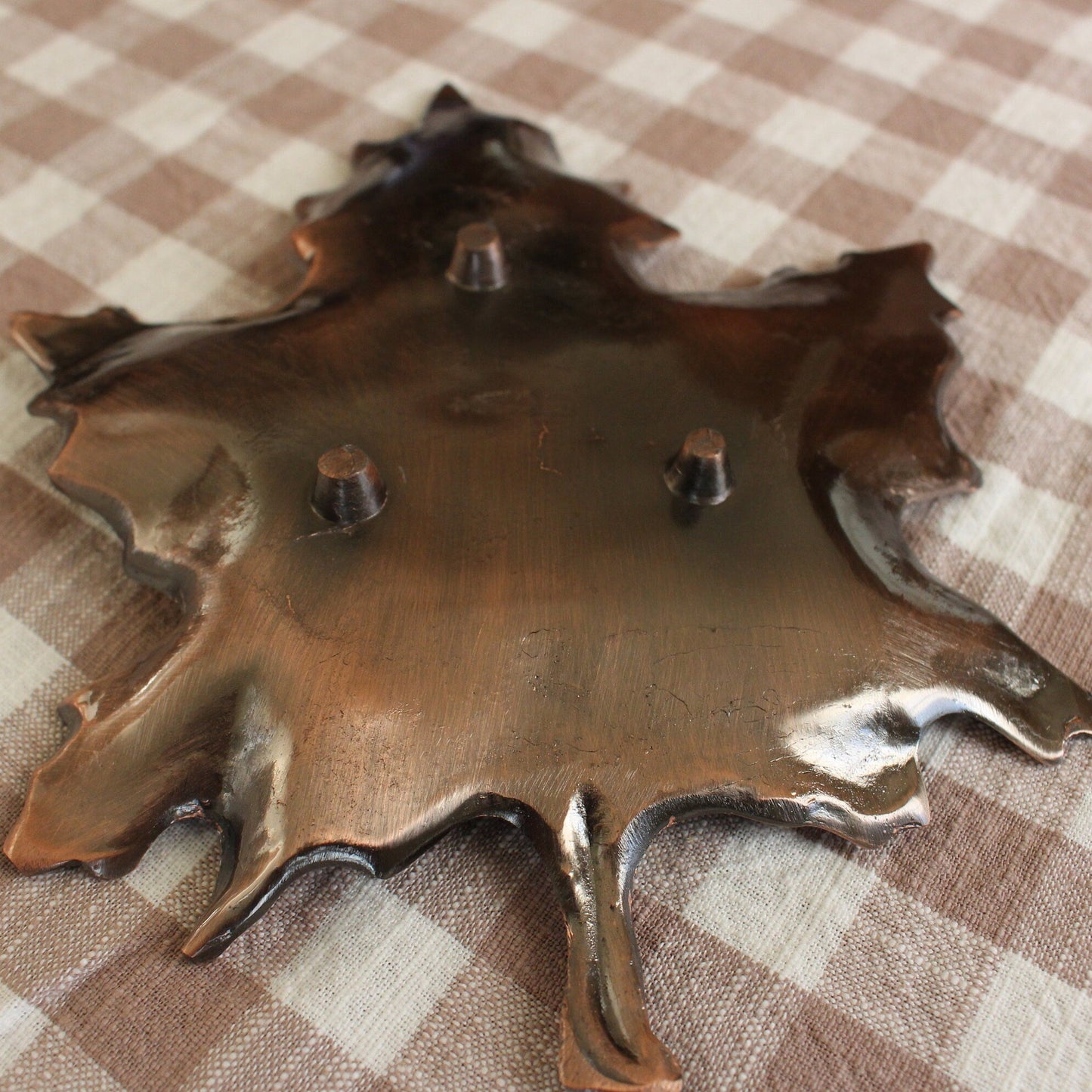 Vintage Leaf-Shaped Trinket Dish