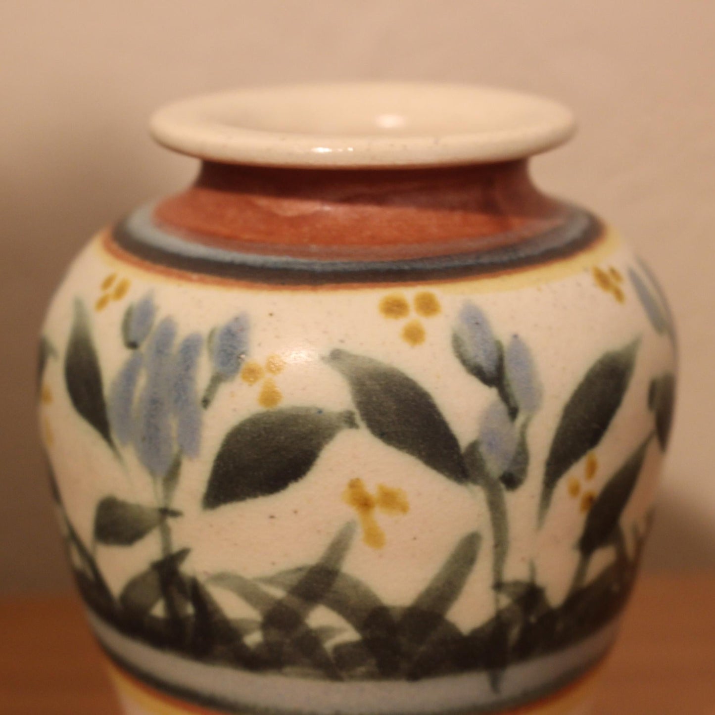 Vintage Charming Small Vintage Floral Vase