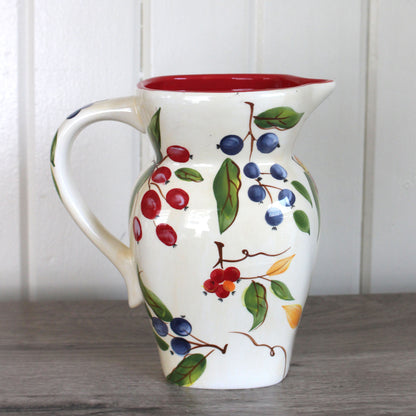 Vintage Fruit Pitcher Vase