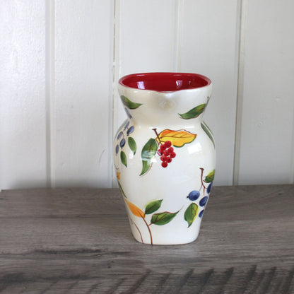 Vintage Fruit Pitcher Vase