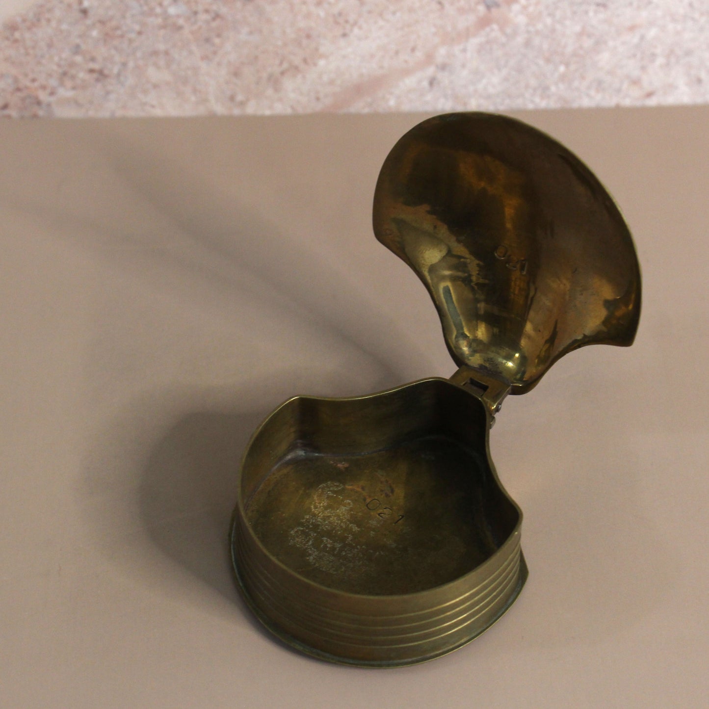 Brass Shell Jewelry Box