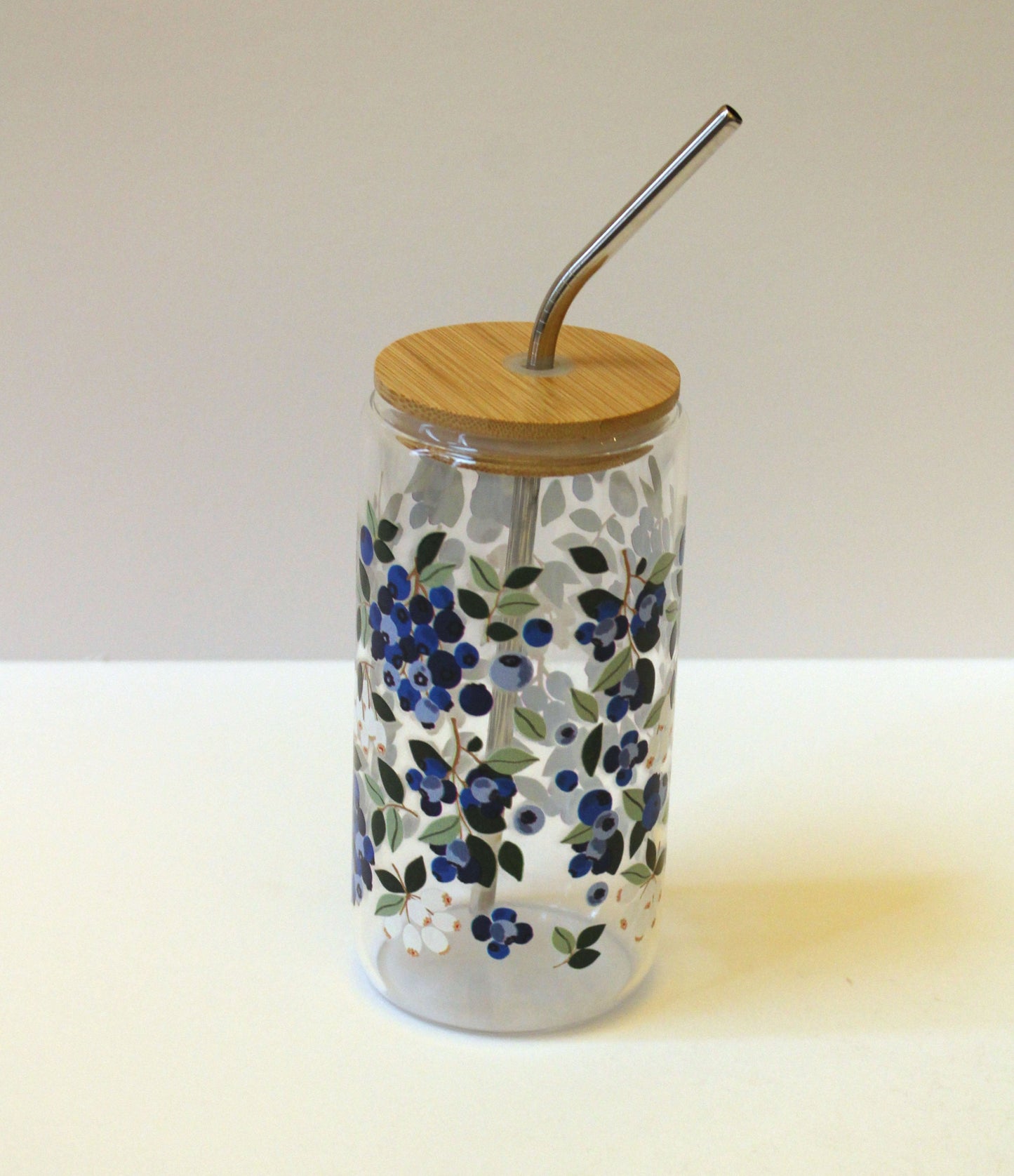 Blueberry Field Glass Can