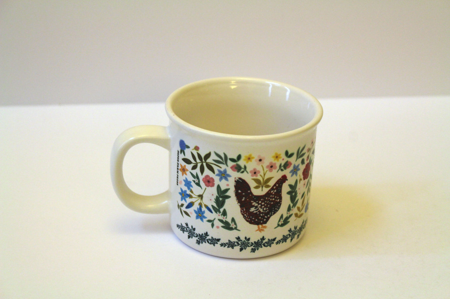 Chicken Folk Floral Mug