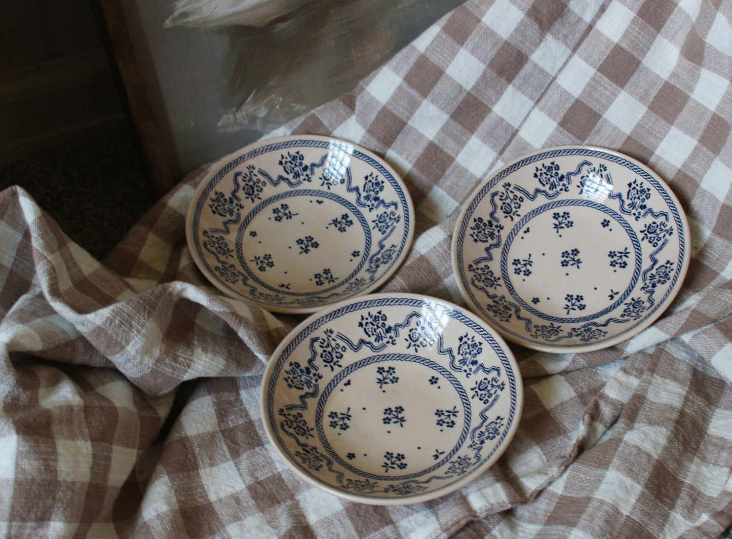 Vintage Blue Fleur Vintage Petite Bowls