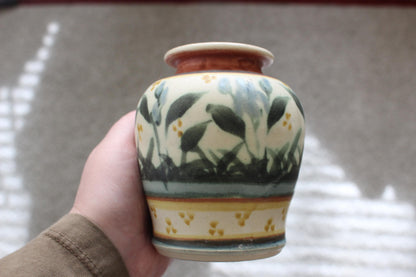 Vintage Charming Small Vintage Floral Vase