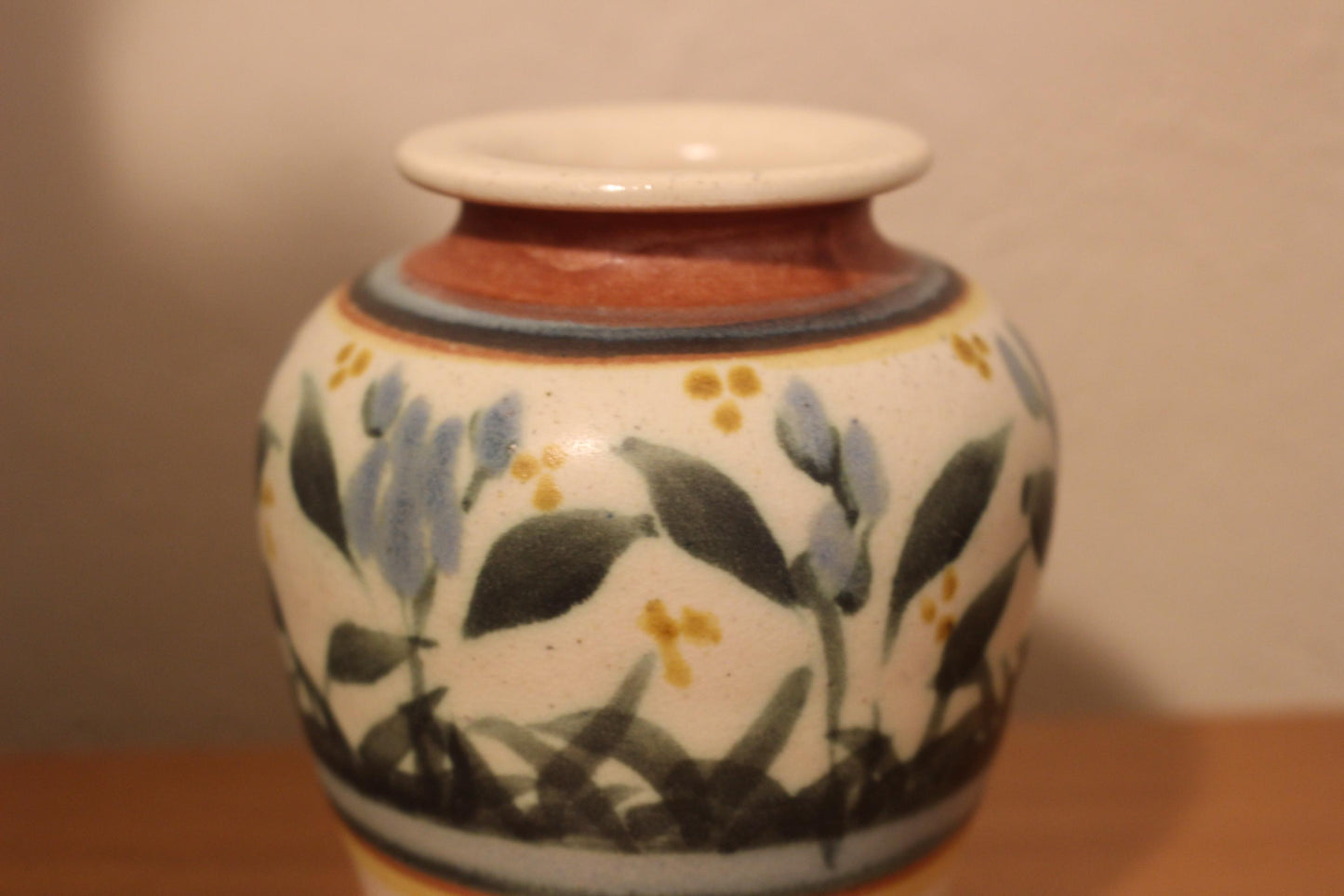 Vintage Charming Small Vintage Floral Vase