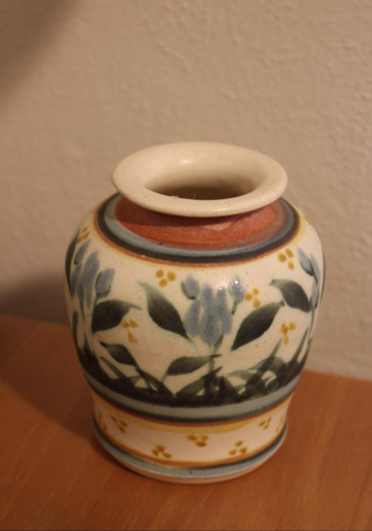 Vintage Charming Small Vintage Floral Vase